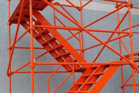 杭州埃欧哲盘扣式脚手架安全爬梯的核心优势
