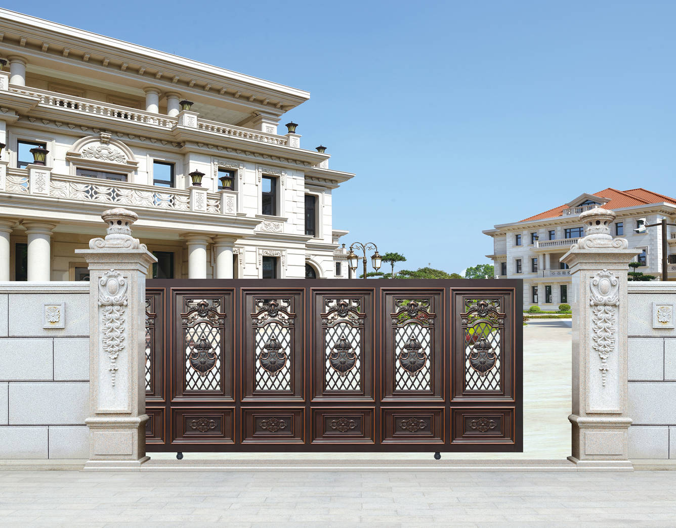 豪华庭院大门对别墅院子有什么规格要求?
