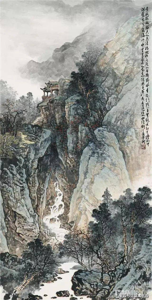 原创传统山水画以笔墨为基,扎根于意境塑造,三大要素构成画面生命