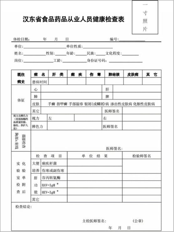 区级健康证管理制度