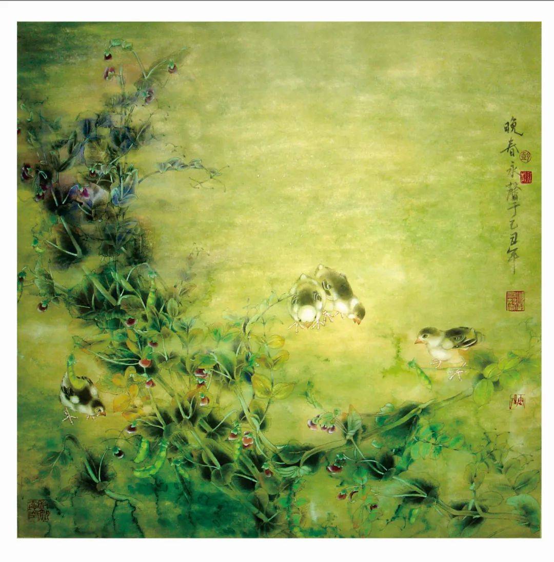 晚春 68x68cm