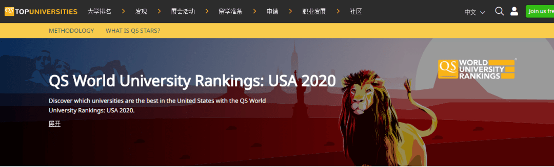 qs2020美国大学排名_美国最佳留学城市原来是这个!