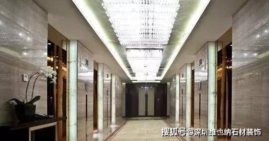 盘点星级酒店大理石电梯间