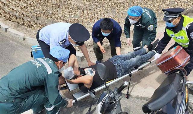 白城交巡警开辟“绿色通道”，争分夺秒救伤员