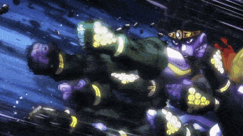 这部jojo的奇妙冒险 星尘斗士就是如此.