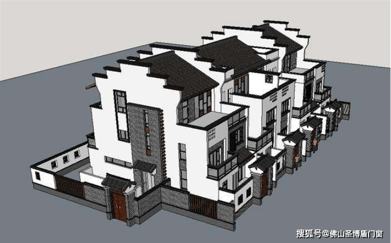 圣博盾|当徽派建筑遇上断桥铝门窗,又是一种至美呈现