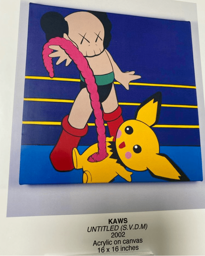 kaikai kiki kaws经典的涂鸦&xx眼 kaws则以标志的xx眼和各种涂鸦