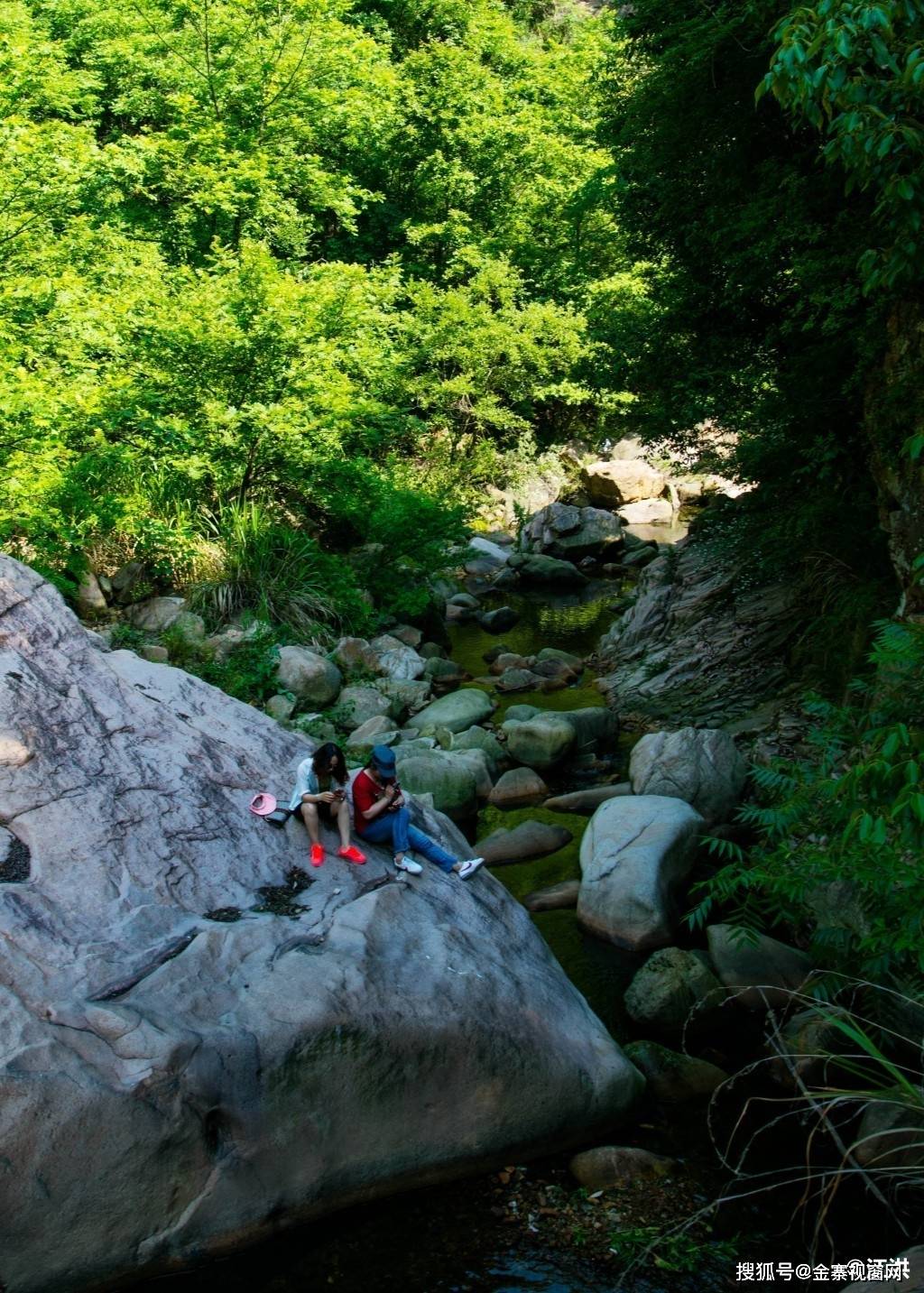 金寨洪冲大岩沟,梅山湖边小三峡