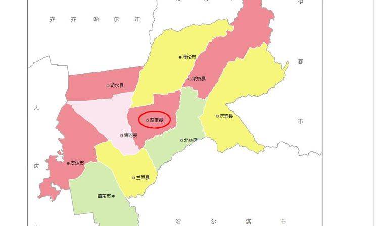 原创黑龙江绥化中部一个县不与其他地级市接壤目前未通铁路