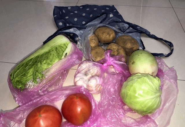 原创特殊时期,家中派我出门买菜,以为贵的离谱,结果40元买了一大包
