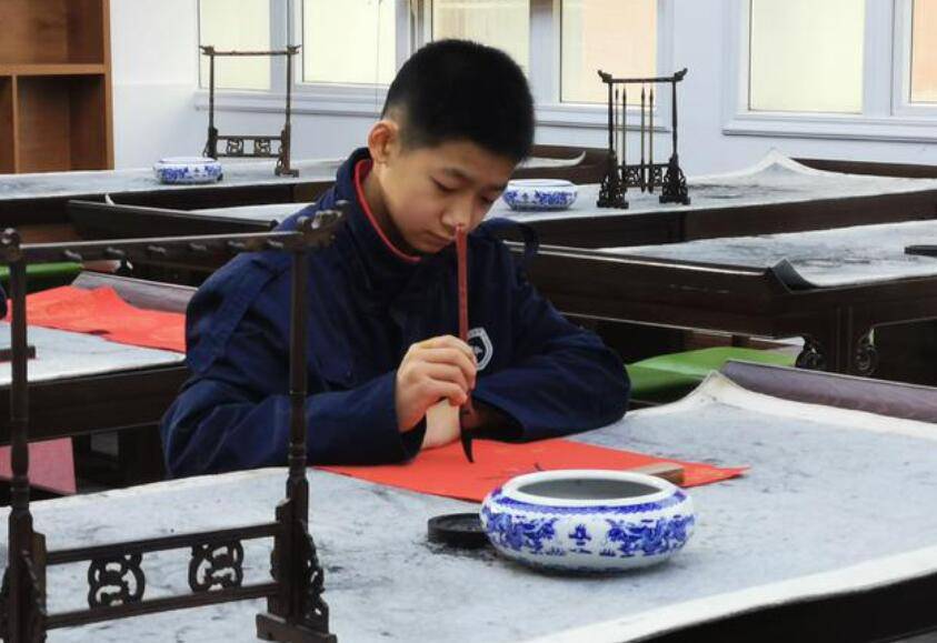 武汉少年7岁钻研临摹兰亭序坚持6年后书法堪比真迹
