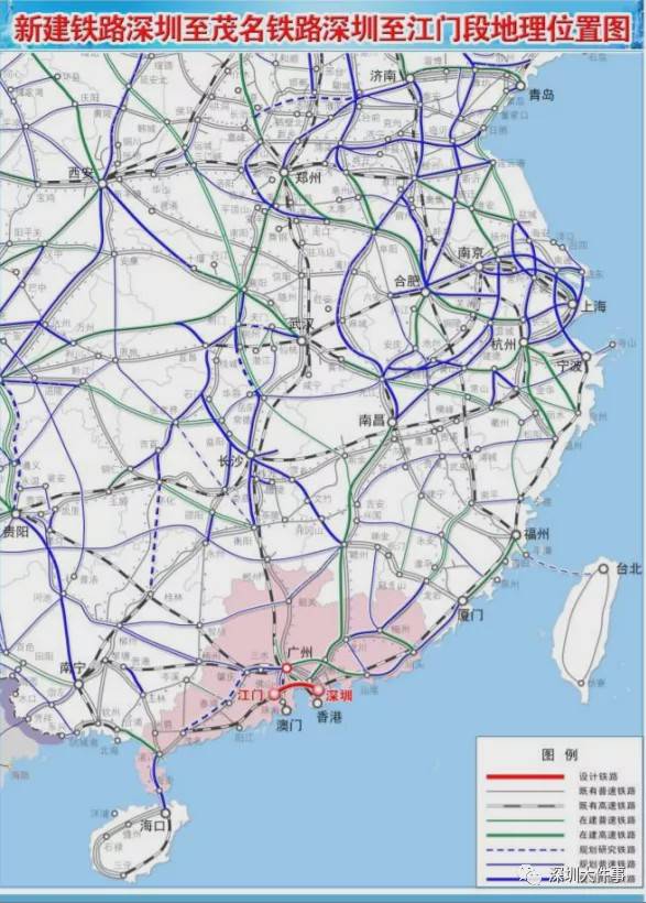 图源:新建铁路深圳至茂名铁路深圳至江门段环境影响报告书