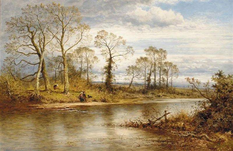 横跨两个世纪的著名英国风景画家本杰明·威廉姆斯·利德油画欣赏