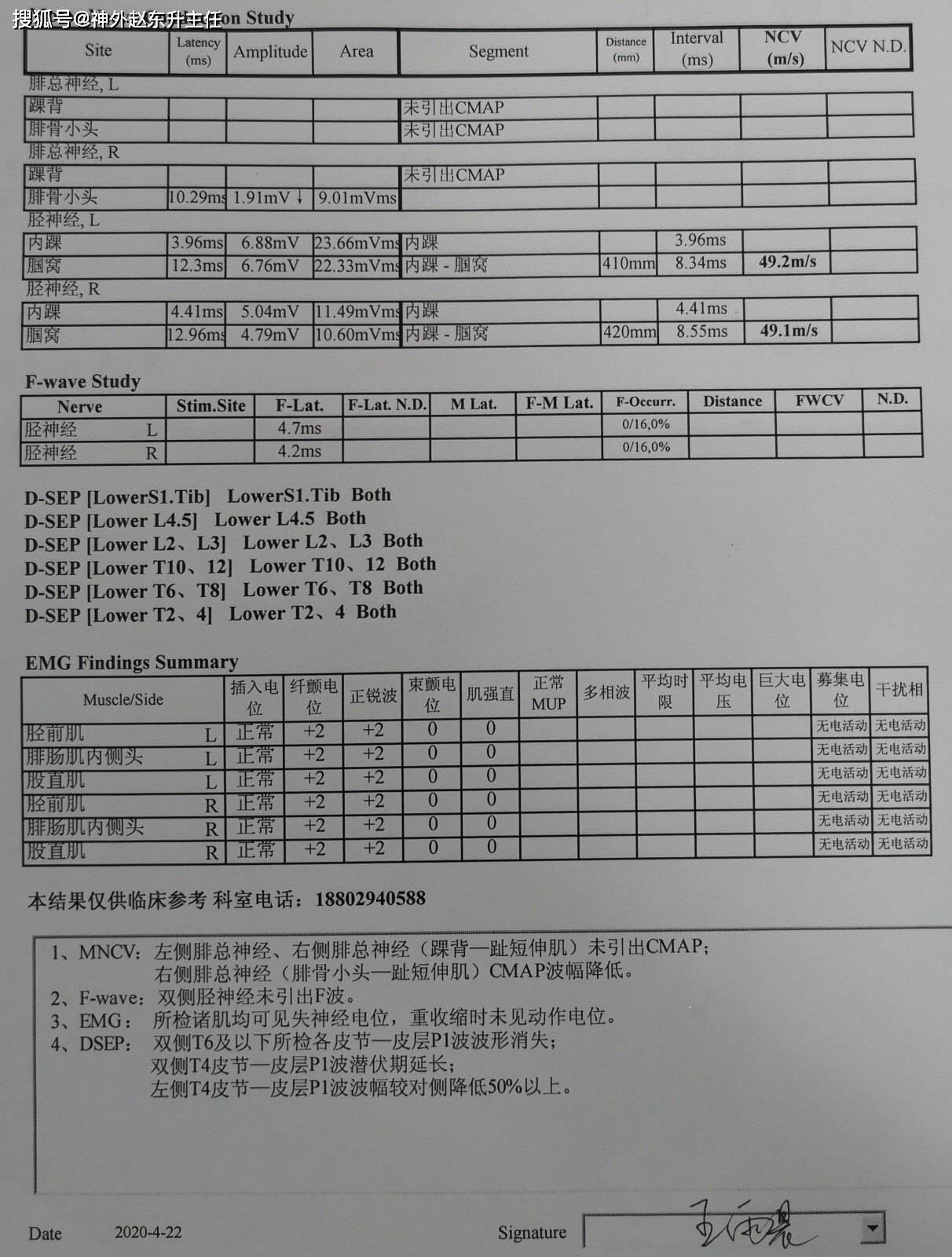 慎被重物砸伤,导致全身多发伤,胸椎骨折导致他当场瘫痪,双下肢无知觉