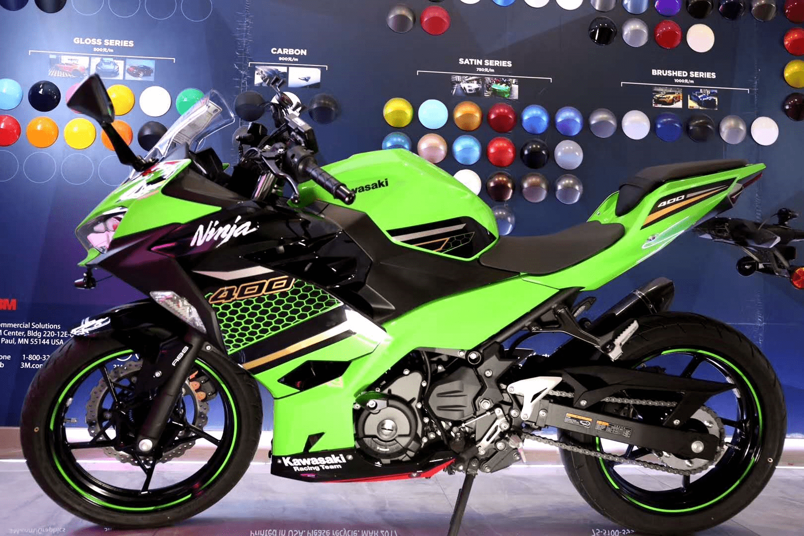 川崎ninja400装贴xpel漆面膜完工