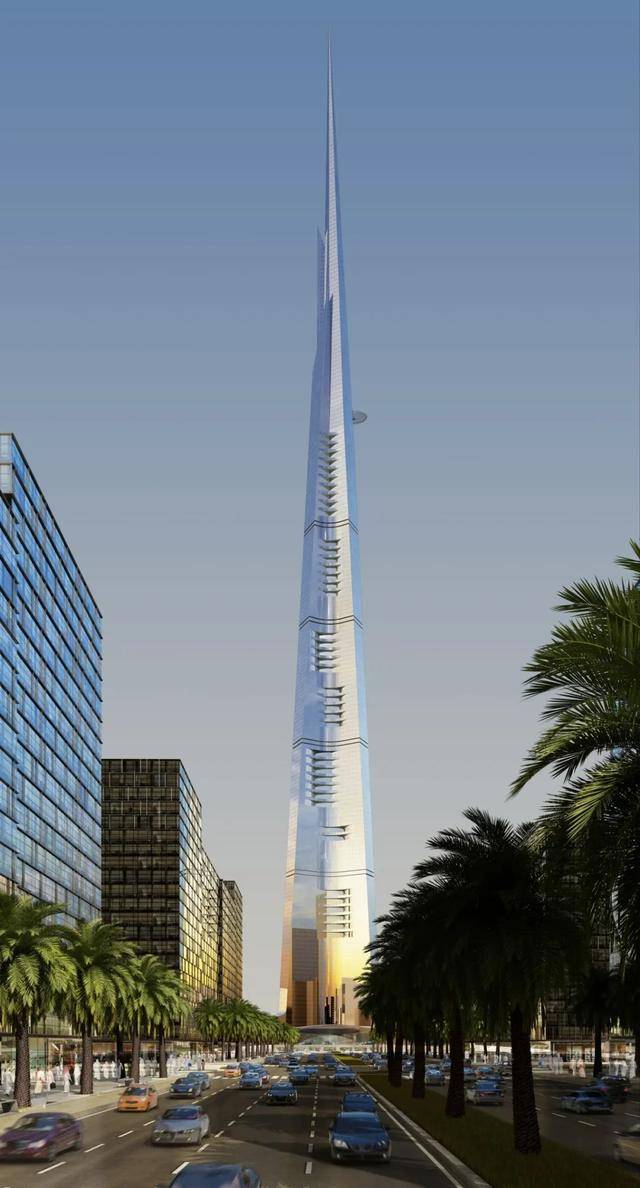 哈利法塔直到高达828米的迪拜哈利法塔一举夺得世界第一高楼的桂冠
