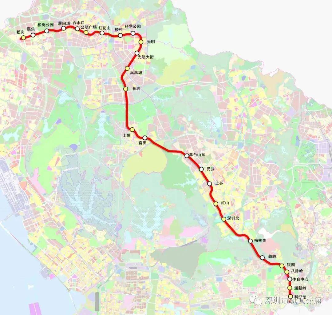 深圳地铁6号线7月28日正式运营!还有这些道路即将通车!