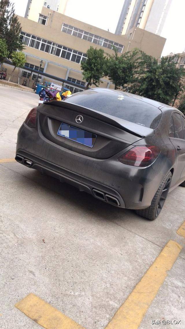 奔驰c260改装,13款奔驰c260 blox 车主记-落地秒变"黑武士",奔驰c260l改装分享