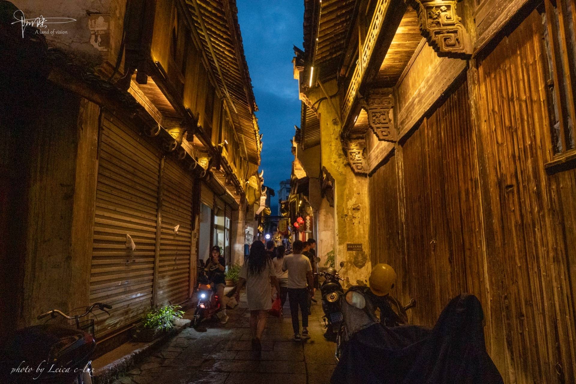 松阳老街夜景,很安静的地方