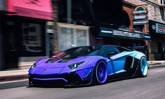 兰博基尼大牛aventador sv