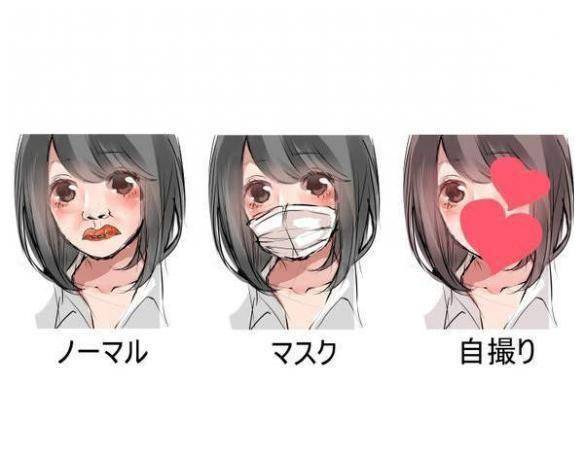 日本帝人口罩_戴口罩的人简笔画