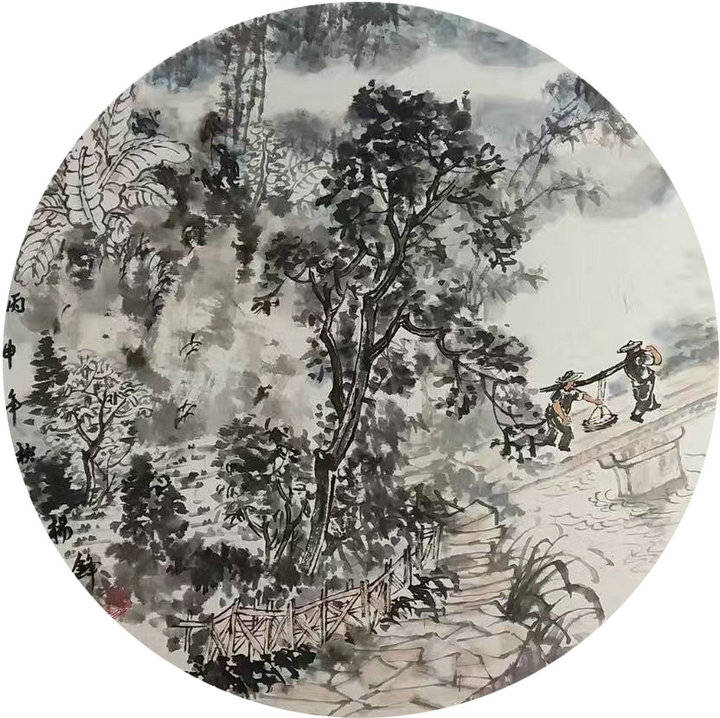 杨峰国画作品欣赏