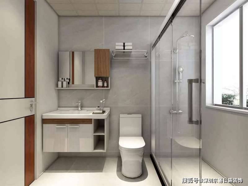 原创深圳装修公司卫生间装修注意事项和技巧,2020卫生间装修效果图