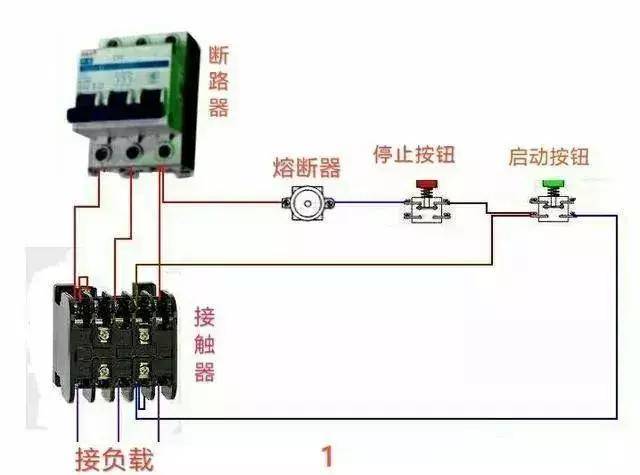 常用交流接触器实物接线图简单明了易懂