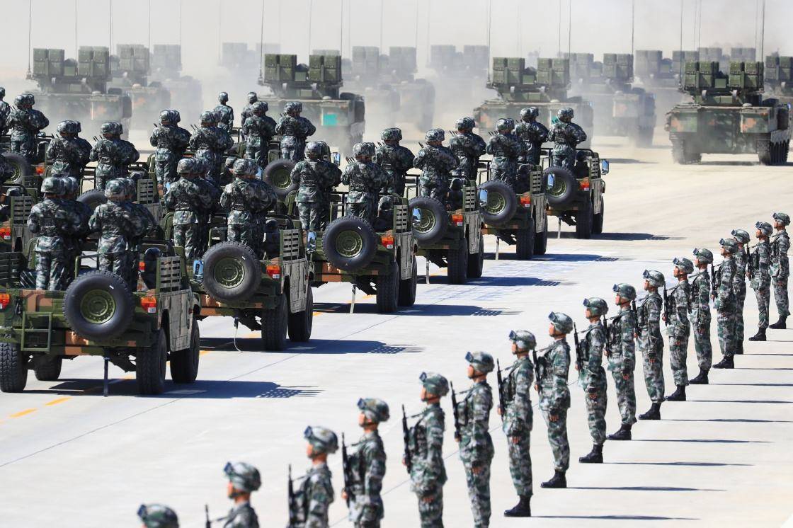 图为中国军队
