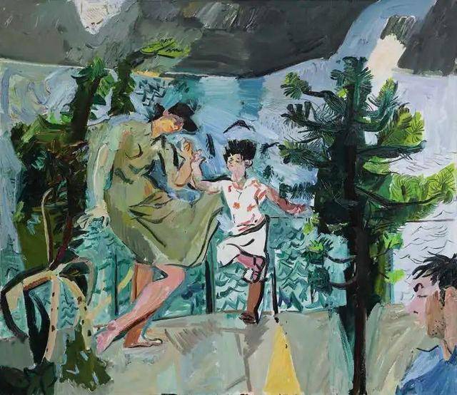 中国美术家协会副主席,中国人民大学教授闫平油画艺术作品