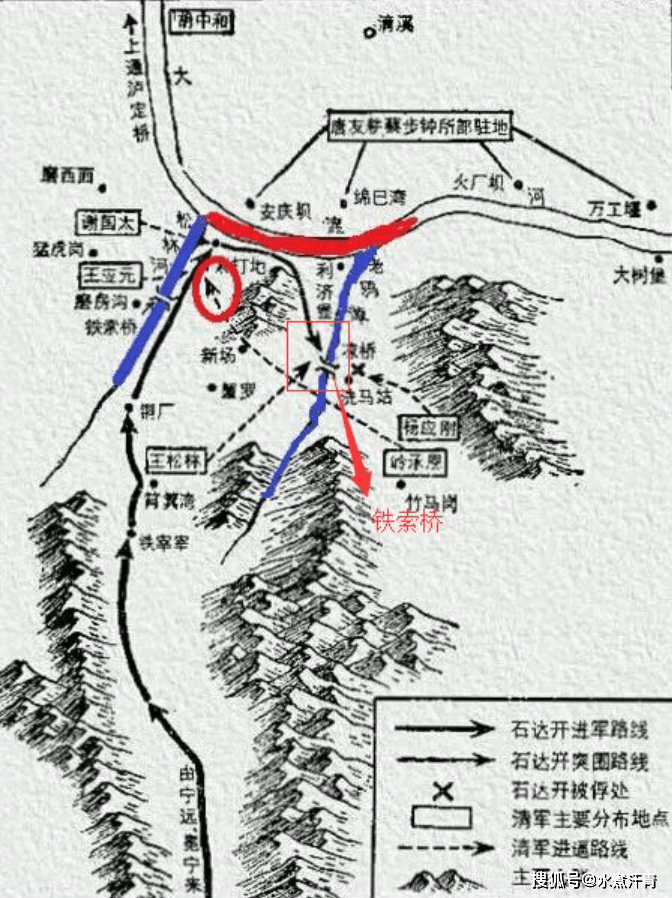 石达开被困大渡河,他为什么不走泸定桥?