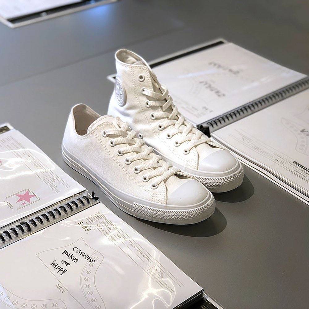 穿着converse 结婚去 日本white Atelier By Converse 推出婚鞋客制专属服务 图样