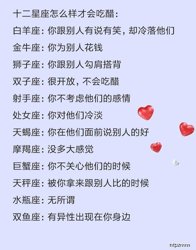 十二星座被强吻之后,怎么样才会主动追你,怎么样才会吃醋
