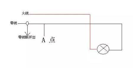 只有三根火线没有零线和地线能使220的灯泡工作吗