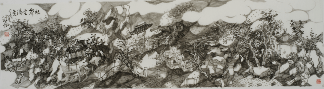 戏剧人物画风·蔡顺根