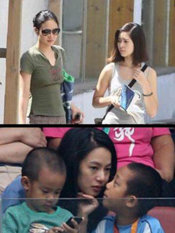 原创姜文与小15岁娇妻近照,看似一对父女,大女儿和继母傻傻分不清