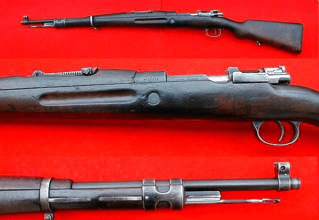 fn公司代德国为智利生产的m1935步枪,此时已经是按照毛瑟98k步枪的
