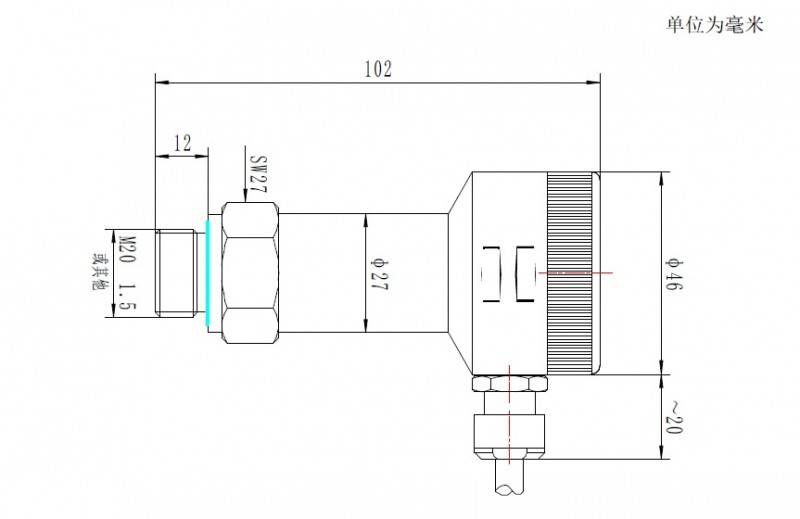 pt40sr-560 型矿用压力变送器