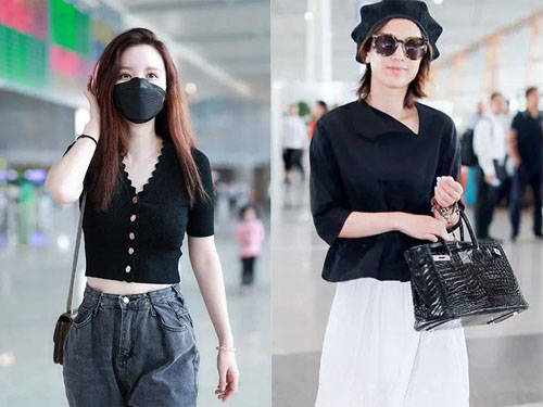 黄圣依|乘风破浪的姐姐 黄圣依 张萌人手一只爱马仕包包街拍 谁更大牌?