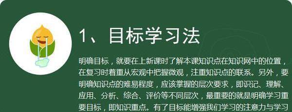 十大学习方法助力学习成绩差就该找方法家长快转给孩子看