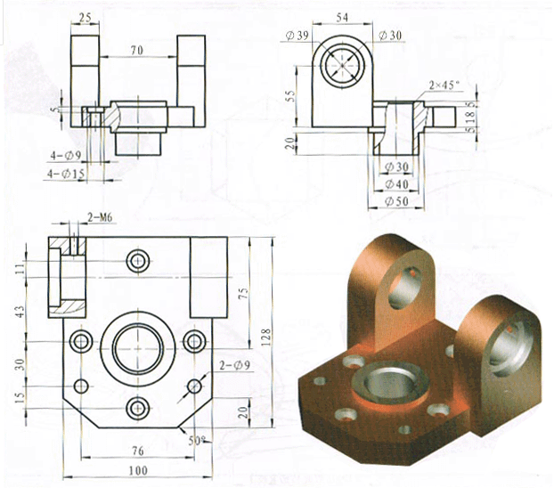 ug建模图纸样式