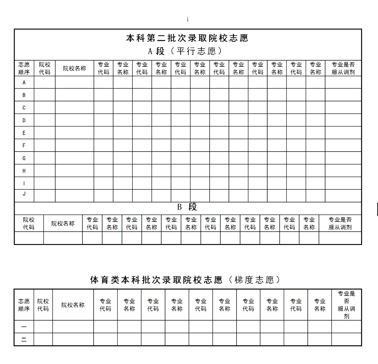 2020黑龙江高考公布成绩及填报志愿时间确定！附填报须知及志愿表
