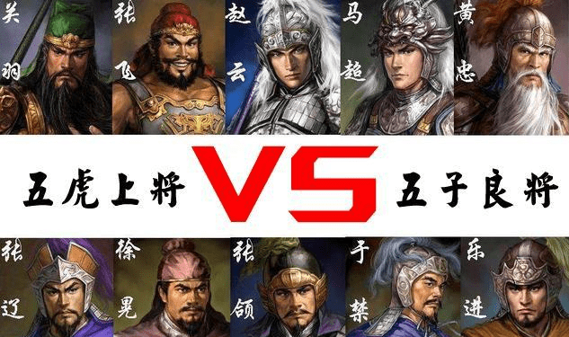 原创刘备五虎将vs曹操五子良将,谁能更胜一筹?