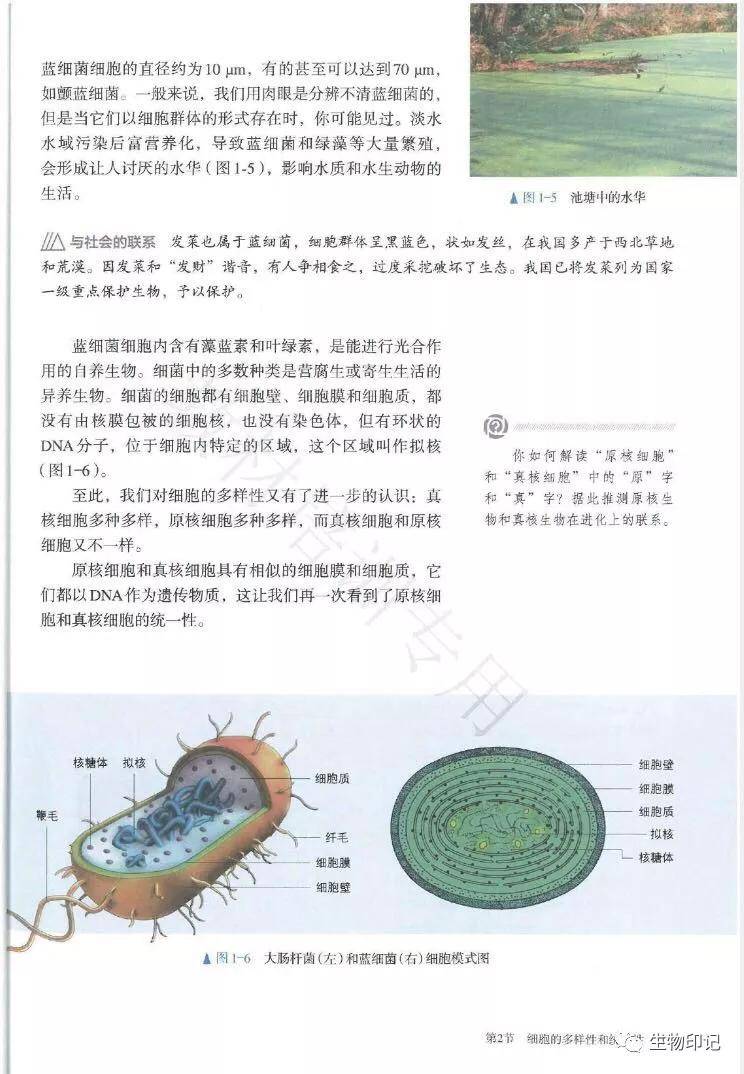 2019新人教版高中生物必修1《分子与细胞》电子课本(高清pdf版)_资源