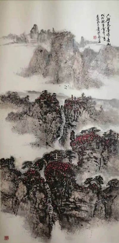 游目骋怀,自出机杼,畅写山川一一金陵八痴古雪中山水画品鉴