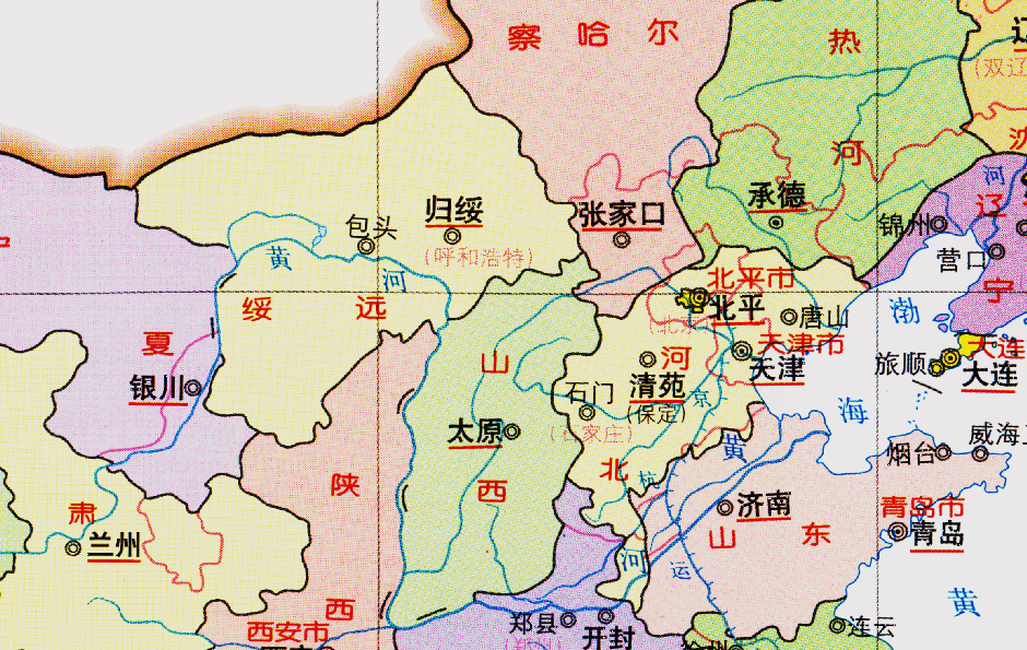 原创内蒙古与山西省的区划调整山西12个县为何划给内蒙古