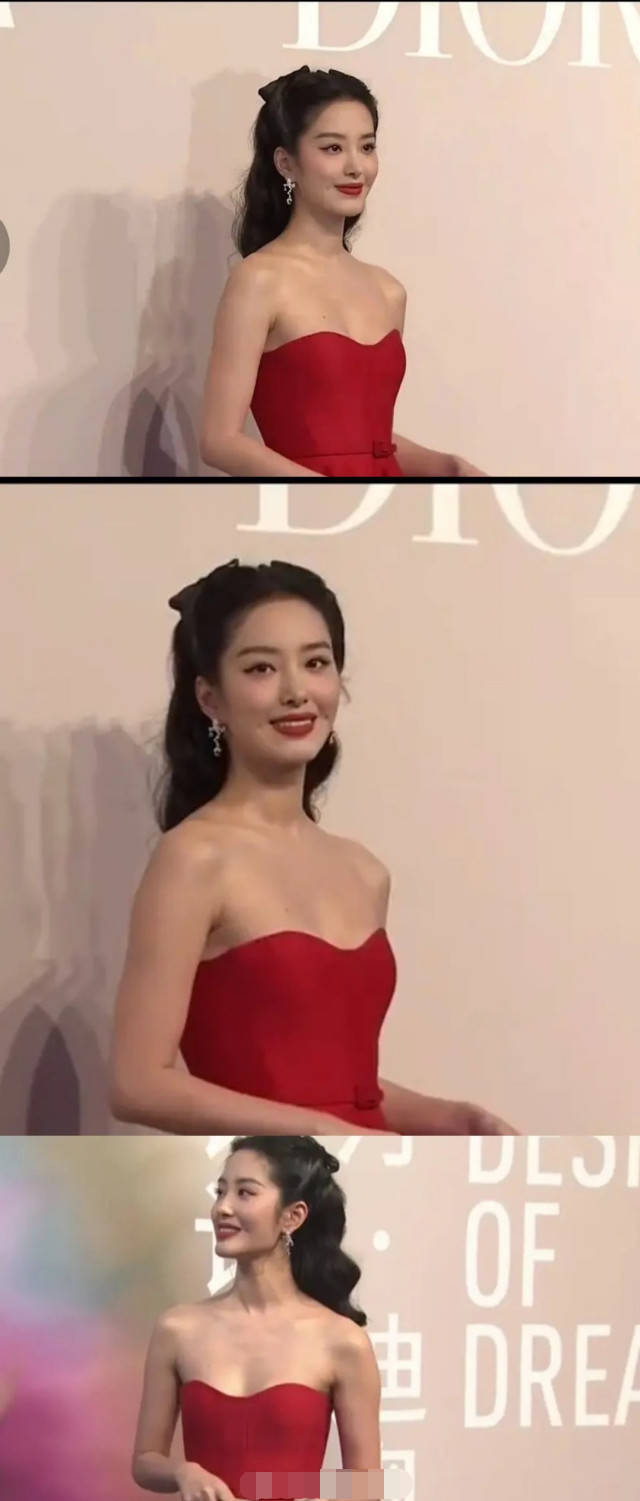景甜艳|红毯截图，赵丽颖景甜艳压全场，吴谨言发型怪异，王子文脸都变了