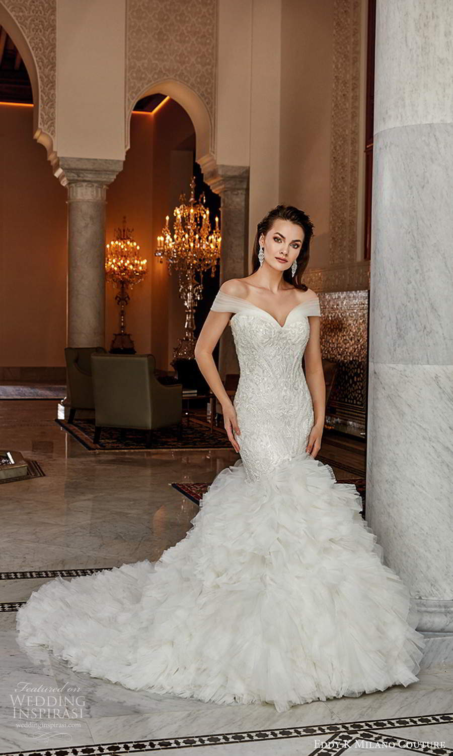 Couture|Eddy K Milano Couture 2021婚纱 浪漫且精美的现代新娘嫁衣