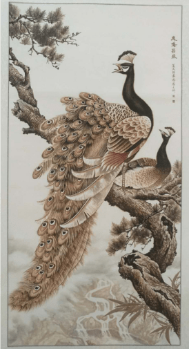 著名艺术家葛文科烙画作品鉴赏