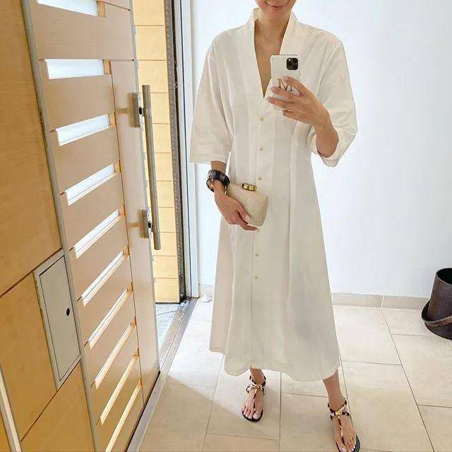 长裙|T恤配长裙 日本博主们夏日最清凉的搭配推荐